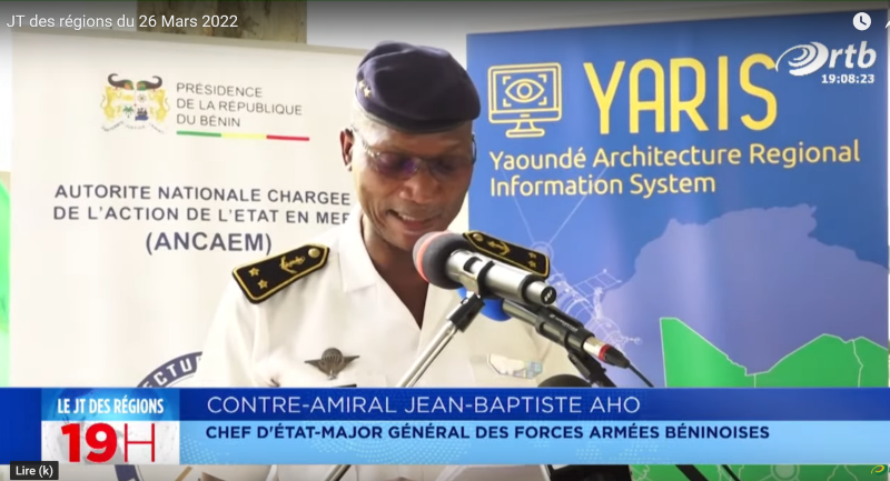 The YARIS national network connects Benin’s administrations for State Action at Sea